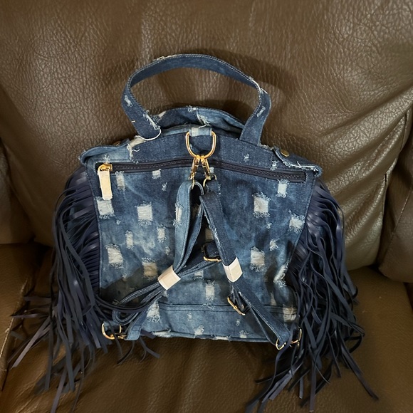 Women’s Denim backpack purse - Picture 4 of 4